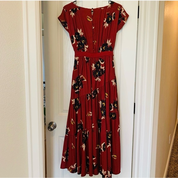 HP! X2 ✨ Floral Midi Free People Dress “All I Got” - Picture 5 of 9
